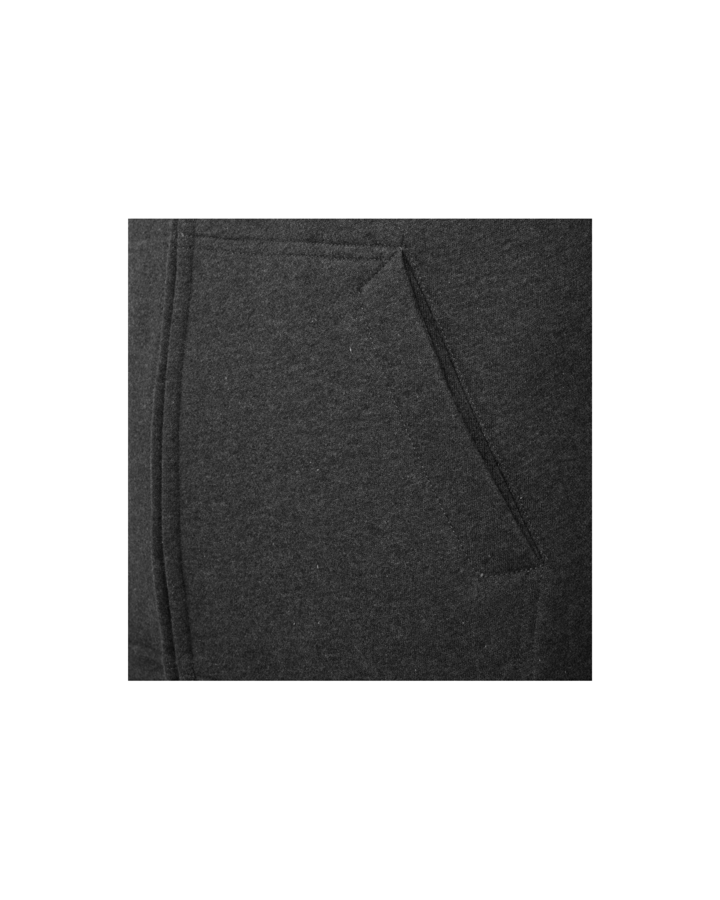 Zipper inkl Druck in charcoal