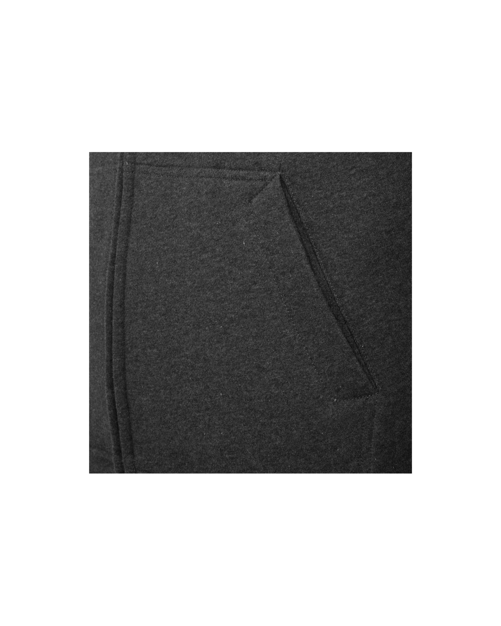 Zipper inkl Druck in charcoal