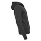 Zipper inkl Druck in charcoal