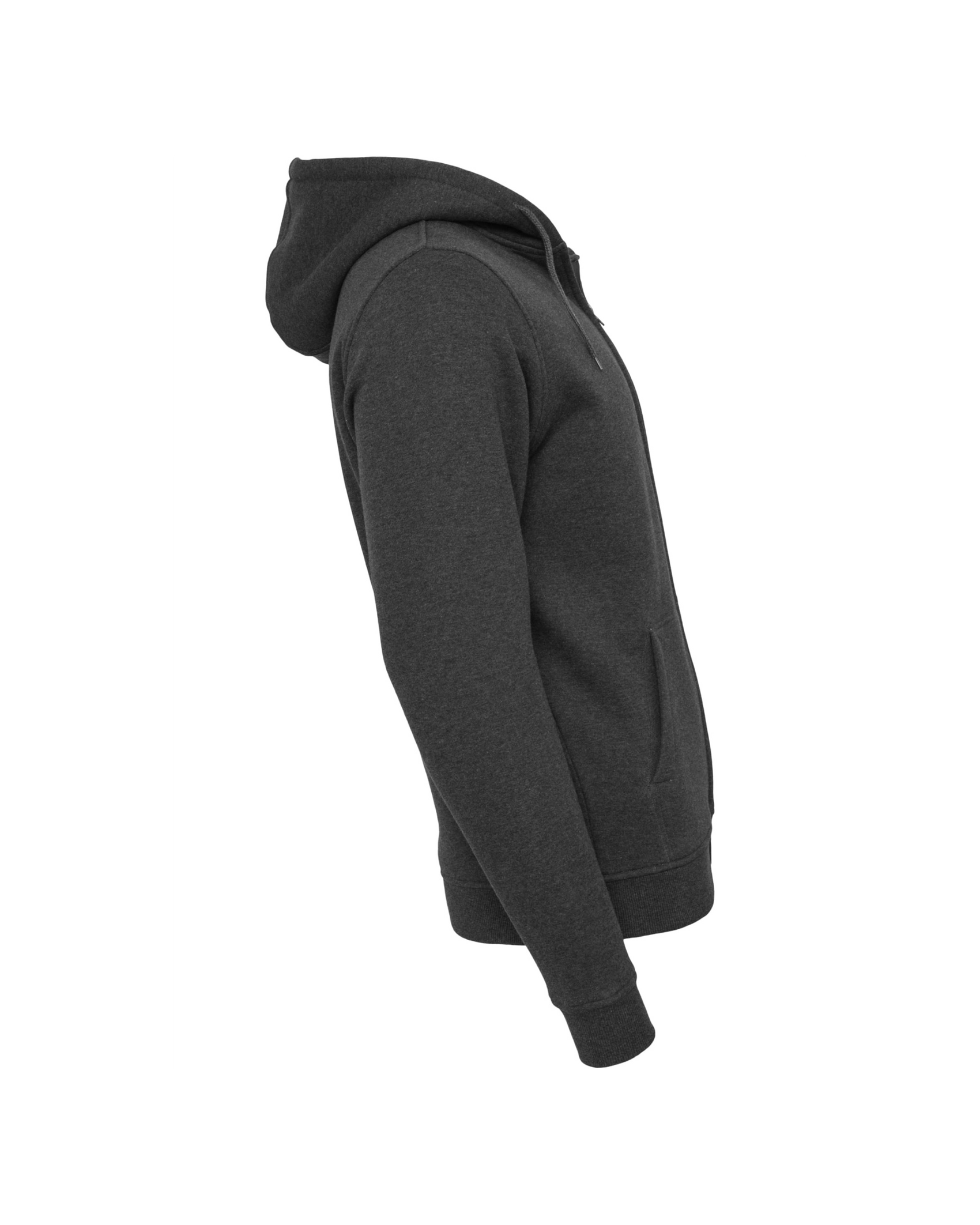 Zipper inkl Druck in charcoal