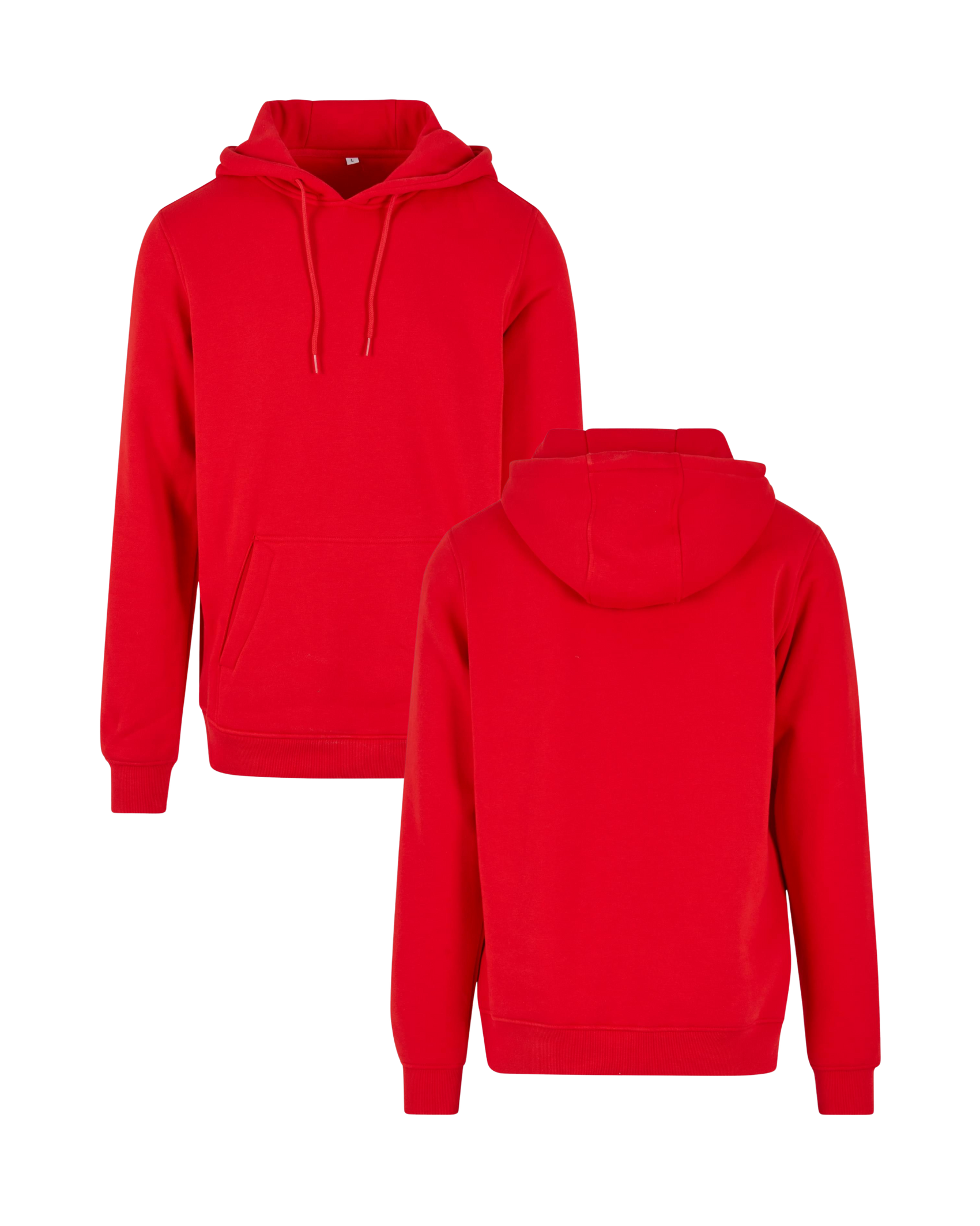 Hoodie inkl Druck in city red