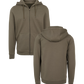 Zipper inkl Druck in olive