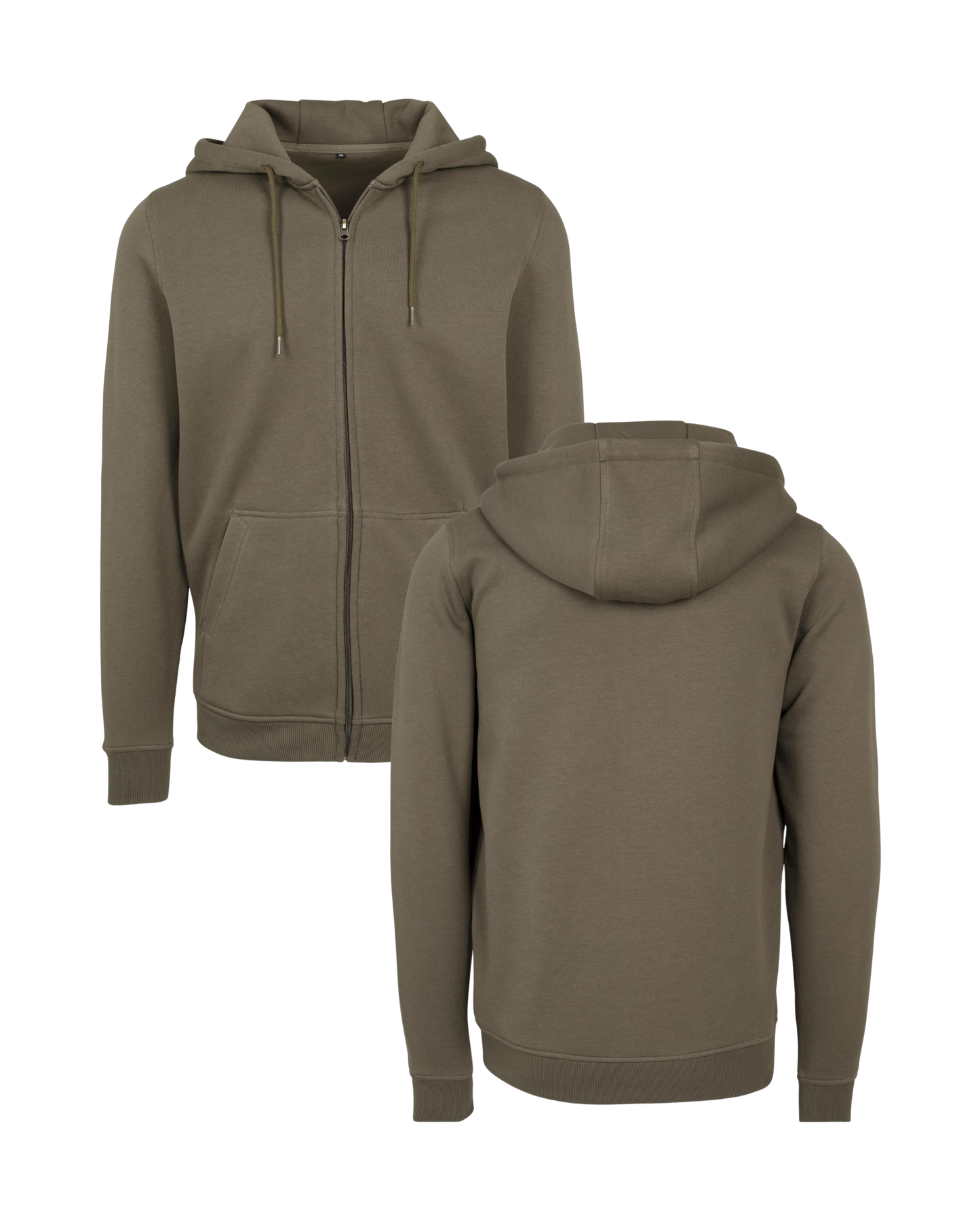 Zipper inkl Druck in olive