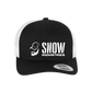 Caps Retro Trucker weiss/schwarz - Snow