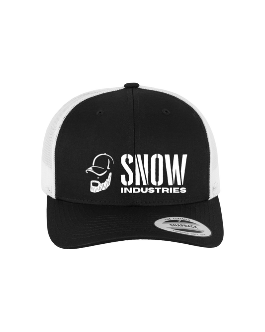 Caps Retro Trucker weiss/schwarz - Snow