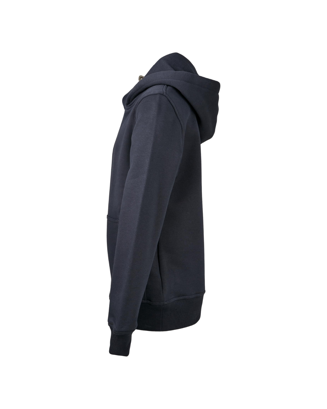 Kids Hoodie in navy mit der Seitenansicht