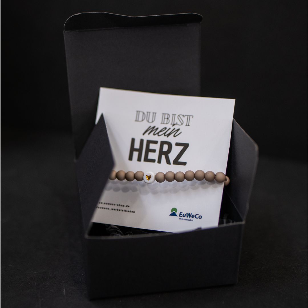 VALENTINSTAG - Herzarmbänder mittlere Perlen