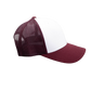 Caps Retro Trucker bordeaux/weiss
