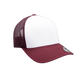 Caps Retro Trucker bordeaux/weiss