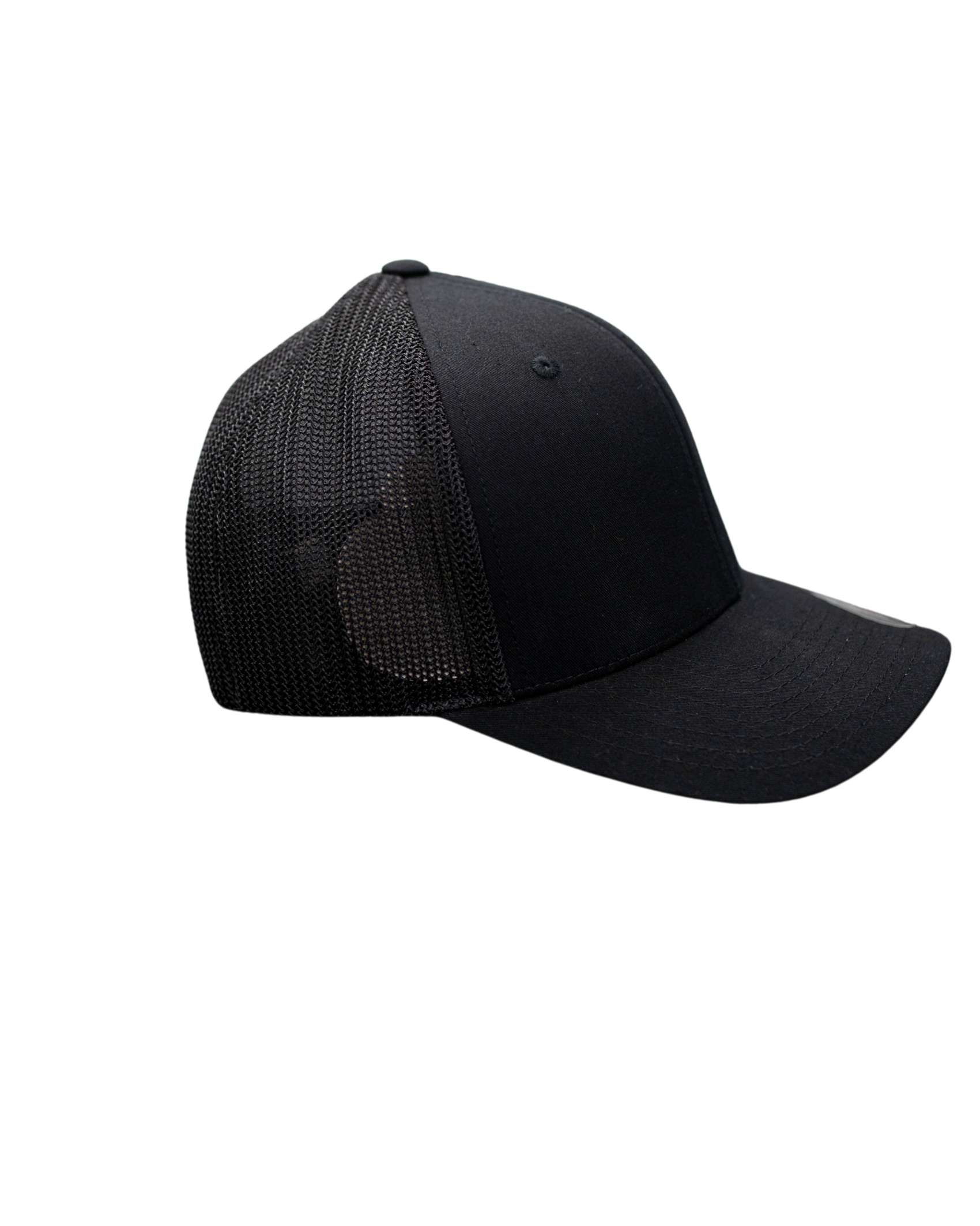 Caps Retro Trucker schwarz/schwarz
