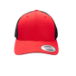 Caps Retro Trucker schwarz/rot
