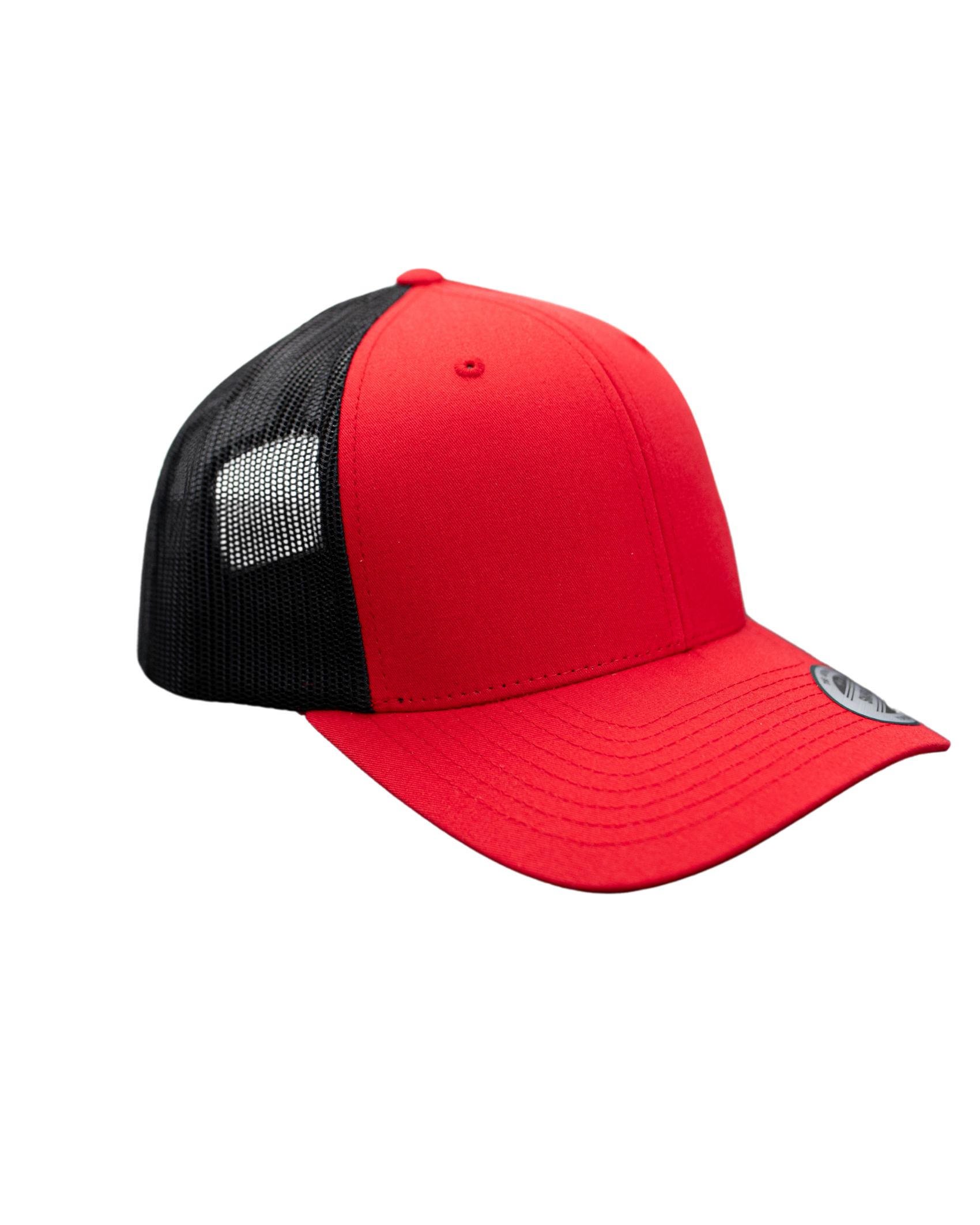 Caps Retro Trucker schwarz/rot