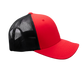 Caps Retro Trucker schwarz/rot