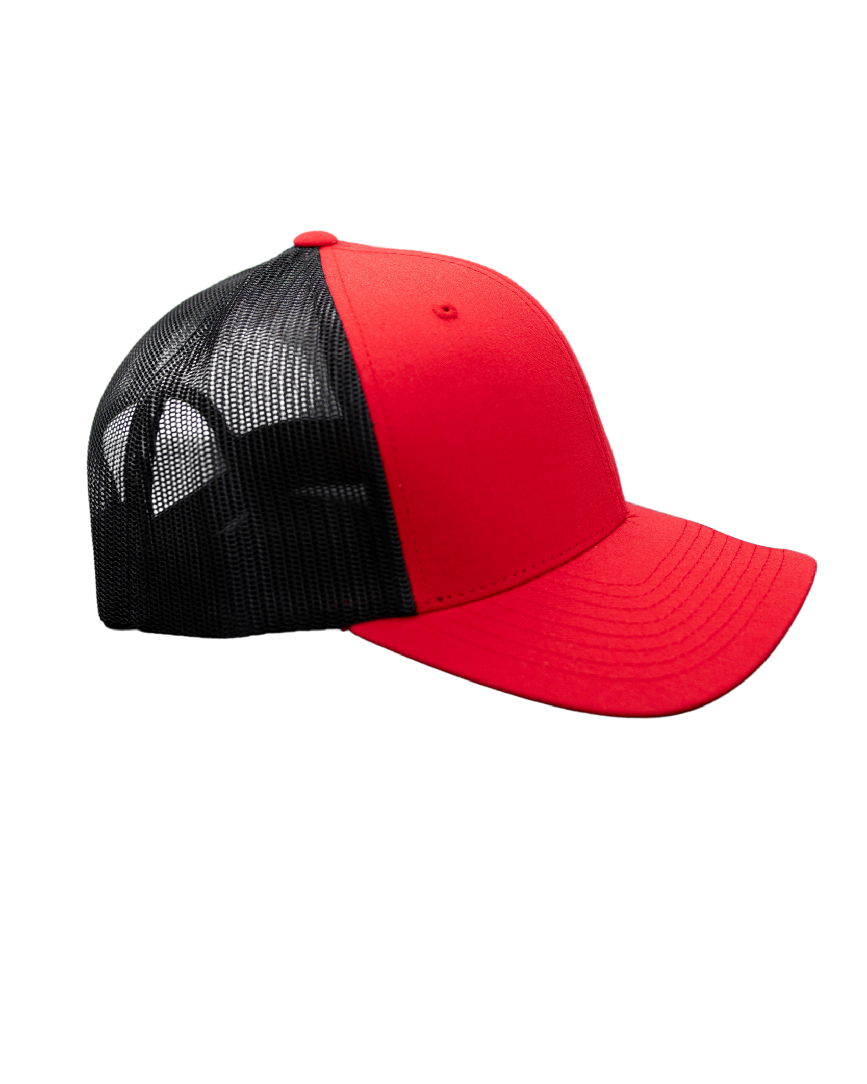 Caps Retro Trucker schwarz/rot