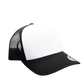 Caps Retro Trucker schwarz/weiss