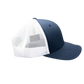 Caps Retro Trucker weiss/blau